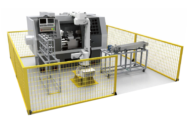 亚龙YL-1626A型工业机器人与CNC上下料系统控制和应用实训装备